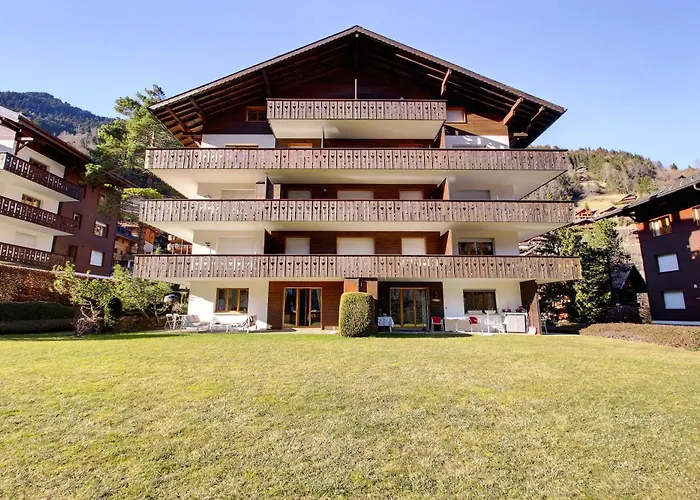 Tranquil Location, Terrace & Relaxation Apartamento Champéry